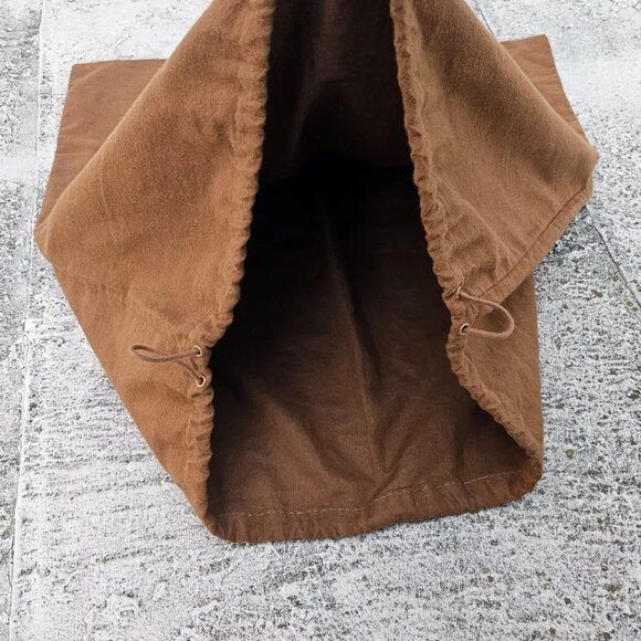 Gucci Dust Bag Brown Cotton Large Storage Bag Draw String Made in Italy authenti - Picture 7 of 9